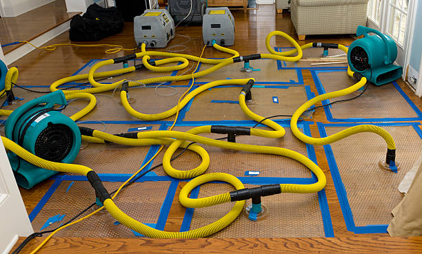 Professional Flood Damage Restoration technician working in Clinton, MO